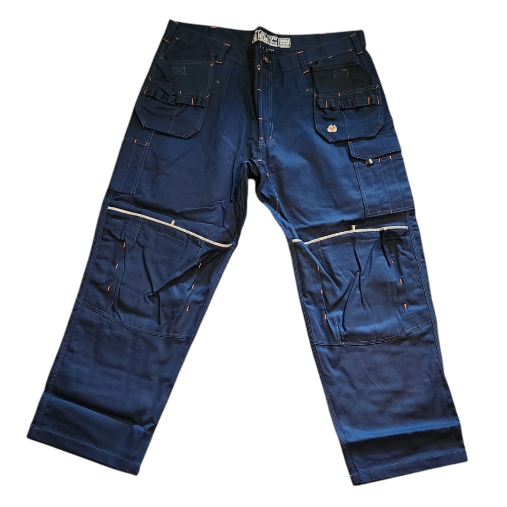 Kontra FR Navy 'Nuts and Bolts' pants with knee pads 44 x 32